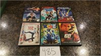 6 DVD'S UNTESTED