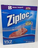NEW Ziplock Gallon Freezer Bags 152 total Costco
