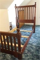 Cherry Wood Twin Size Bed Frame