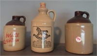 (3) Decorative jugs includes White Lightnin Lake