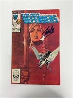 Autograph COA Defenders #130 Comics