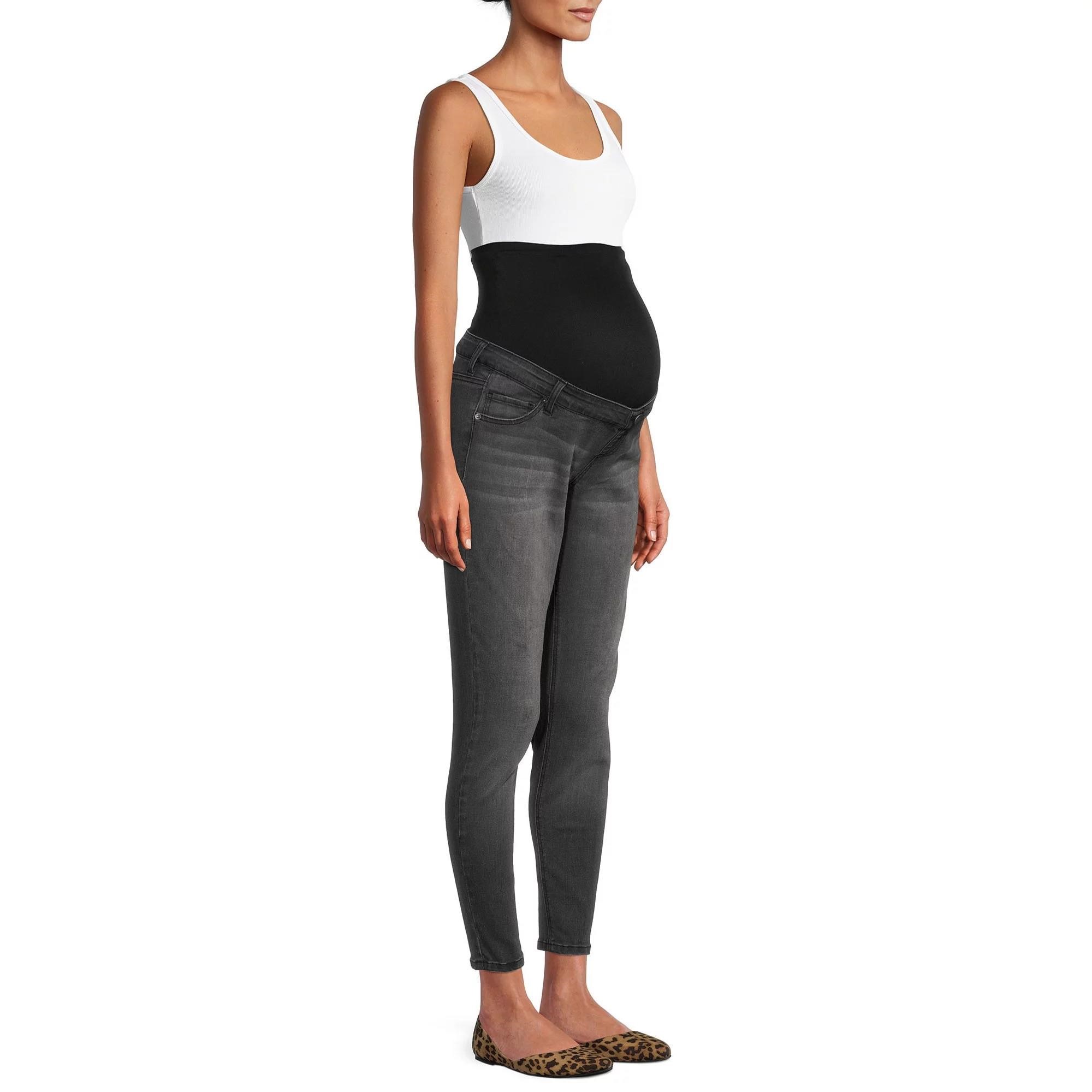 Time and Tru Women's Maternity Skinny Jeans Az27