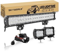 SKYWORLD 20 Inch 126W LED Light Bar