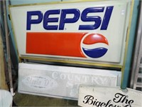 PEPSI CONVENIENCE STORE SIGN FROM CHICHESTER 73x61