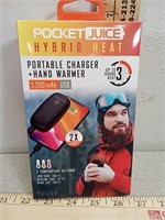 New Pocket Juice portable charger & hand warmer