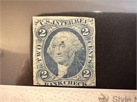 #25 SCARCE IMPERF ISSUE 1862 CIVIL WAR ERA REVENUE