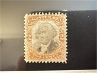 R135 SC UNUSED 1871-2 WASHINGTON REVENUE STAMP