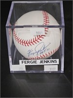Autographed 1991 Fergie Jenkins Baseball