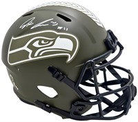 Jaxon Smith-Njigba Autographed  Brown Helmet