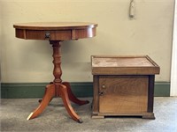 Drum Table & Commode