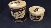 Charles Pretzels Tin and Charles Cookies Tin