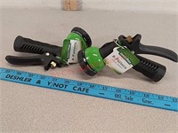 2 new water hose garden sprayer nozzles