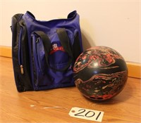 Bowling ball & bag