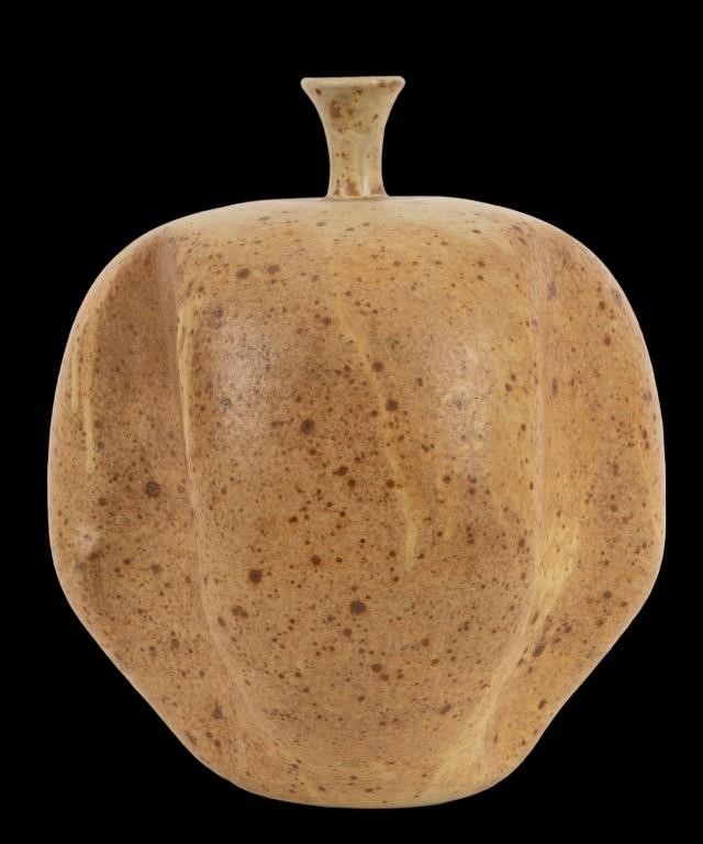Wayne Smith 2001 Artisan Stoneware Bud Vase