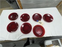 7-Ruby Red Plates