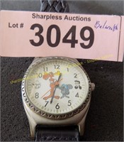 Vintage Bullwinkle and Rocky wristwatch