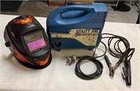 Electric Utility Arc Welding System w/Helmet & 2