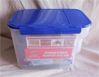 Lock & Lock container - Christmas cards -