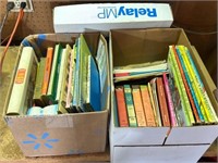 Two boxes of kids books