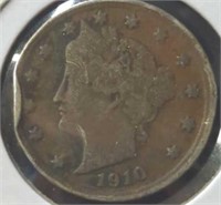 1910 Liberty Head V. Nickel