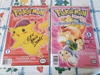 2 signed/authenticated Pokémon comics
