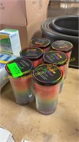 6 ct. Rainbow Sprinkles Scented Candles