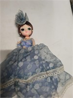 1970s Colletible Bradley Doll with Blue Dress
