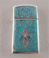 Vintage Lighter w/ Sterling Silver Case No Shippin