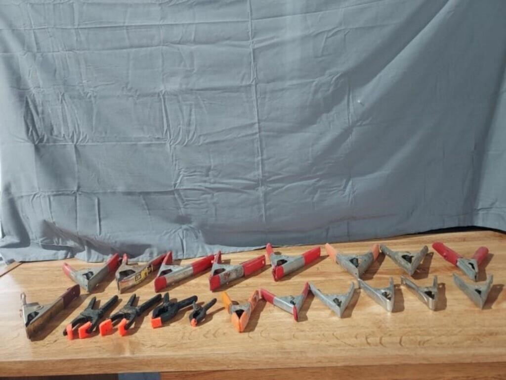 Variety sizes of Clamps