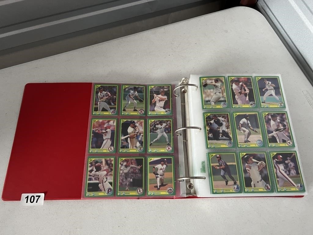 1990 Score Baseball Card Binder Set U232