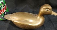 Brass duck decoy