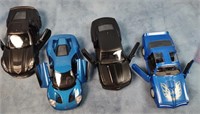 (4) RMZ City 5" Die Cast Cars, New