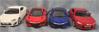 (4) RMZ City 5" Die Cast Cars, New