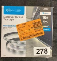 LED Under Cabinet Tape Light 16 ft