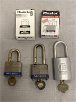 5 Pad Locks & Keys