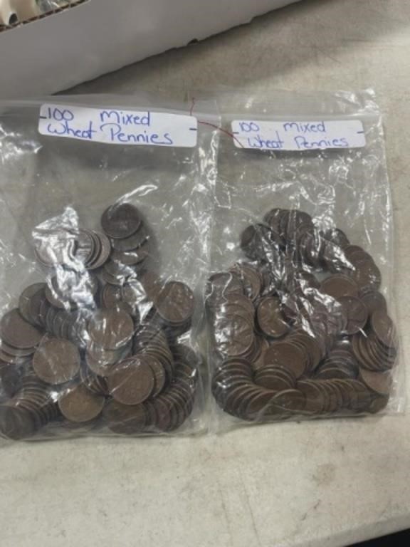 200 WHEAT PENNIES