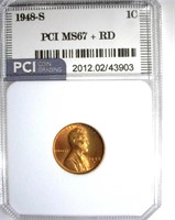 1948-S Cent PCI MS-67+ RD LISTS FOR $1050
