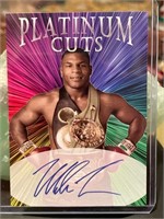 Platinum Cuts Mike Tyson Cut Auto Card