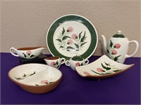 7 Piece Stangl Thistle Pottery