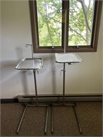 2 - Medical Tray Stands