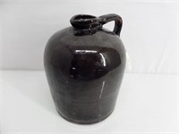 3 Gal. Brown Stoneware Jug w/ Pour Spout