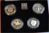 1972-81 Queen Elizabeth II Silver Coin Set.