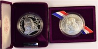 Pair Of Franklin Firefighters Medals.
