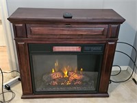 Mahogany Electric Fireplace