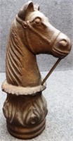 Cast Iron Horse Head Hitching Post Topper