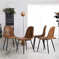 Homy Casa Dining Chairs Set of 4, Modern Mid-Centu