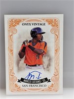 2021 Onyx Authenticated Marco Luciano Blue VAML