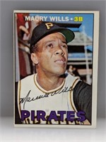 1967 Topps #570 Maurey Wills SP Pirates