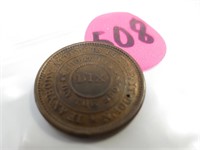 1863 Civil war token, x-fine, nice coin