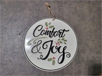 Metal Christmas sign